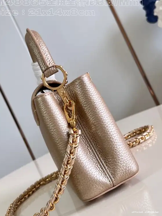 Official oldcobbler CAPUCINES LOUIS VUITTON MINI-21*14*8CM 0702